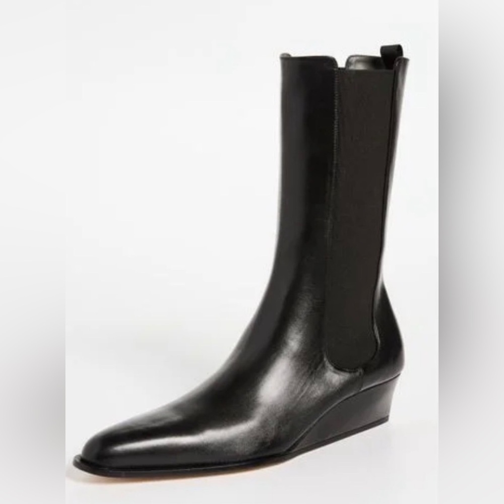Victoria Beckham Hailey Black Boots Sz 38